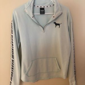 Light blue Pink quarter zip